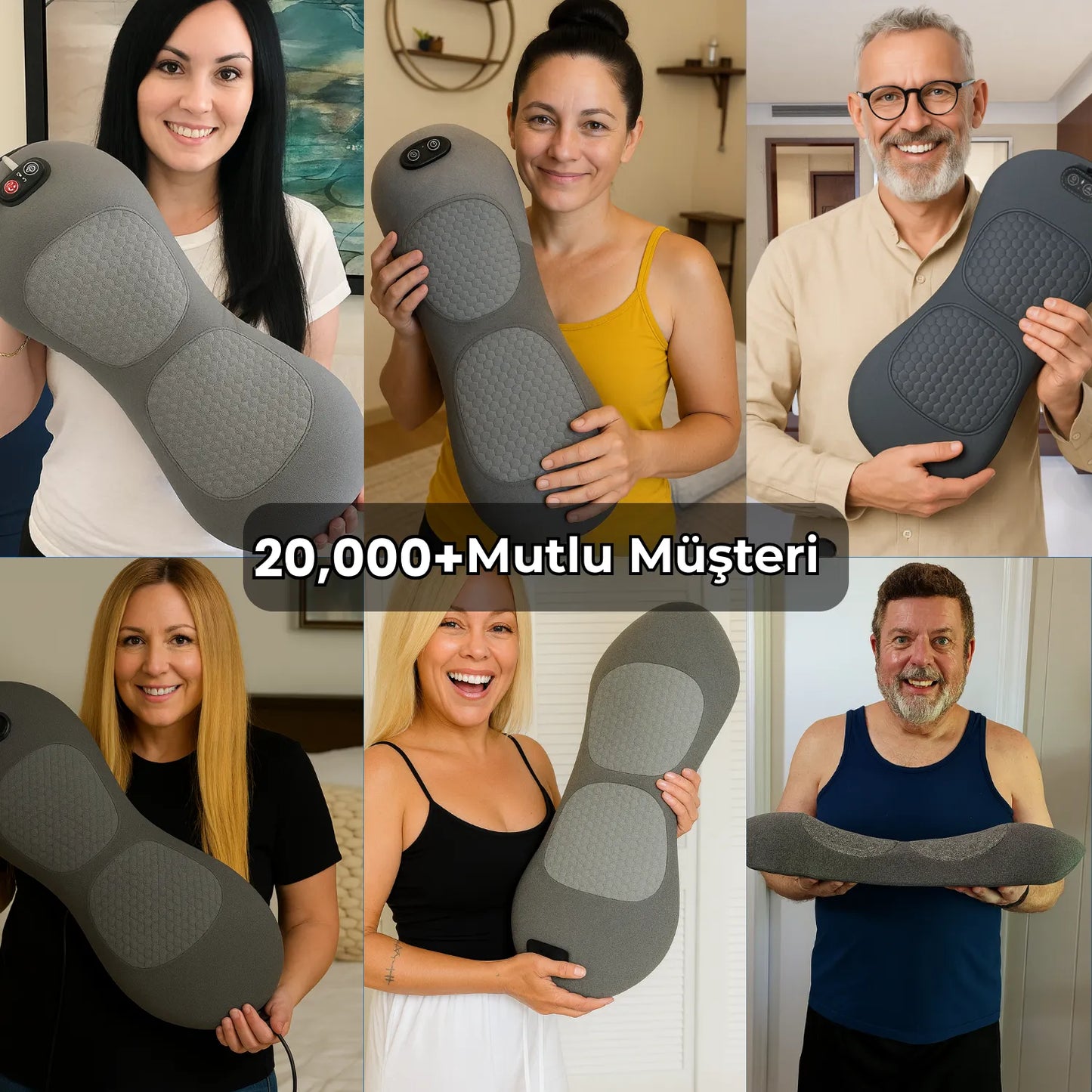 MiaRelax™ Cuscino Lombare Intelligente 3 in 1